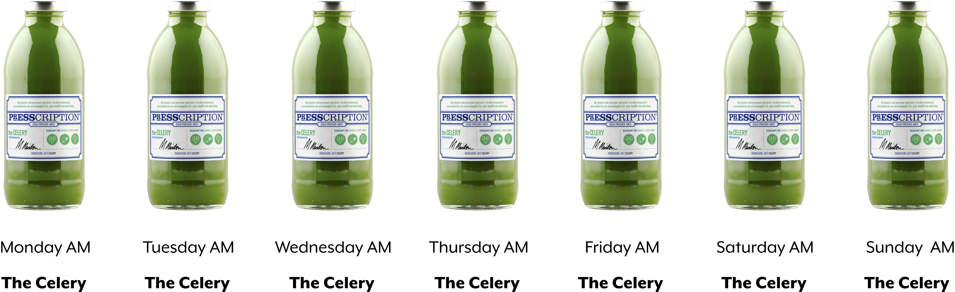 Juices in Celery Juice Cleanse
