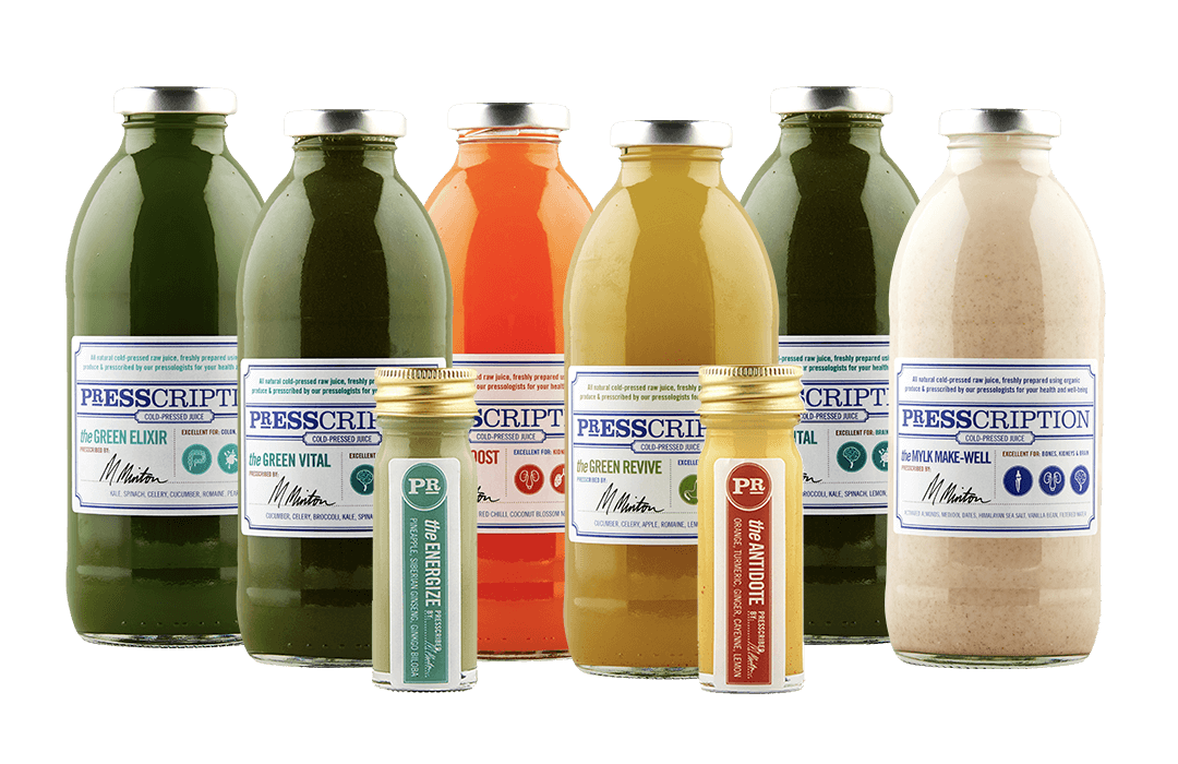 Presscription Juice Advanced Cleanse. Cold-Pressed Raw Fresh Juice Detox