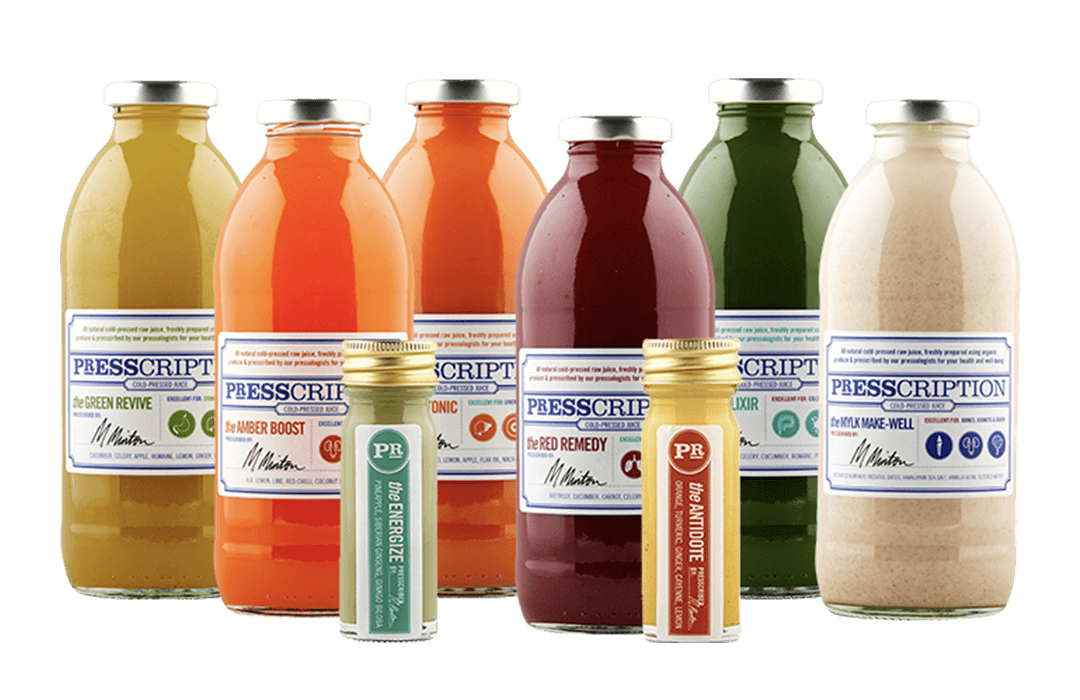 Presscription Juice Signature Cleanse. Cold-Pressed Raw Fresh Juice Detox