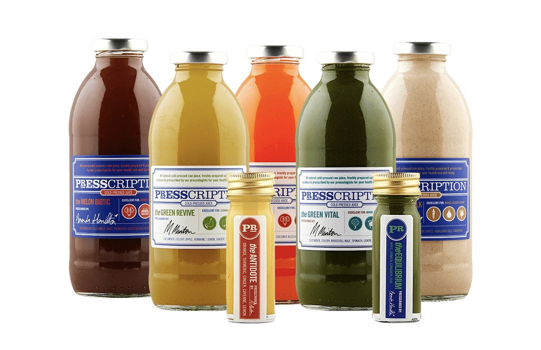 Presscription Juice Weight Loss Cleanse. Cold-Pressed Raw Fresh Juice Detox