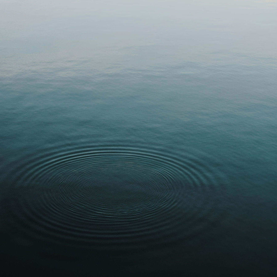 Ripple on calm water