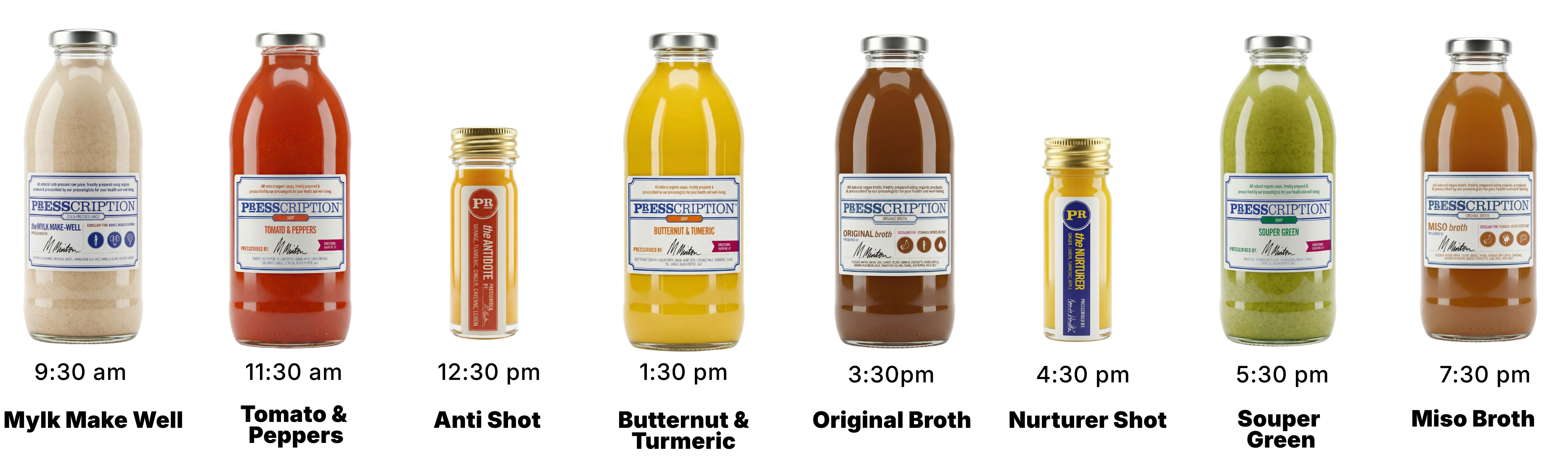 Juices in Souper Cleanse