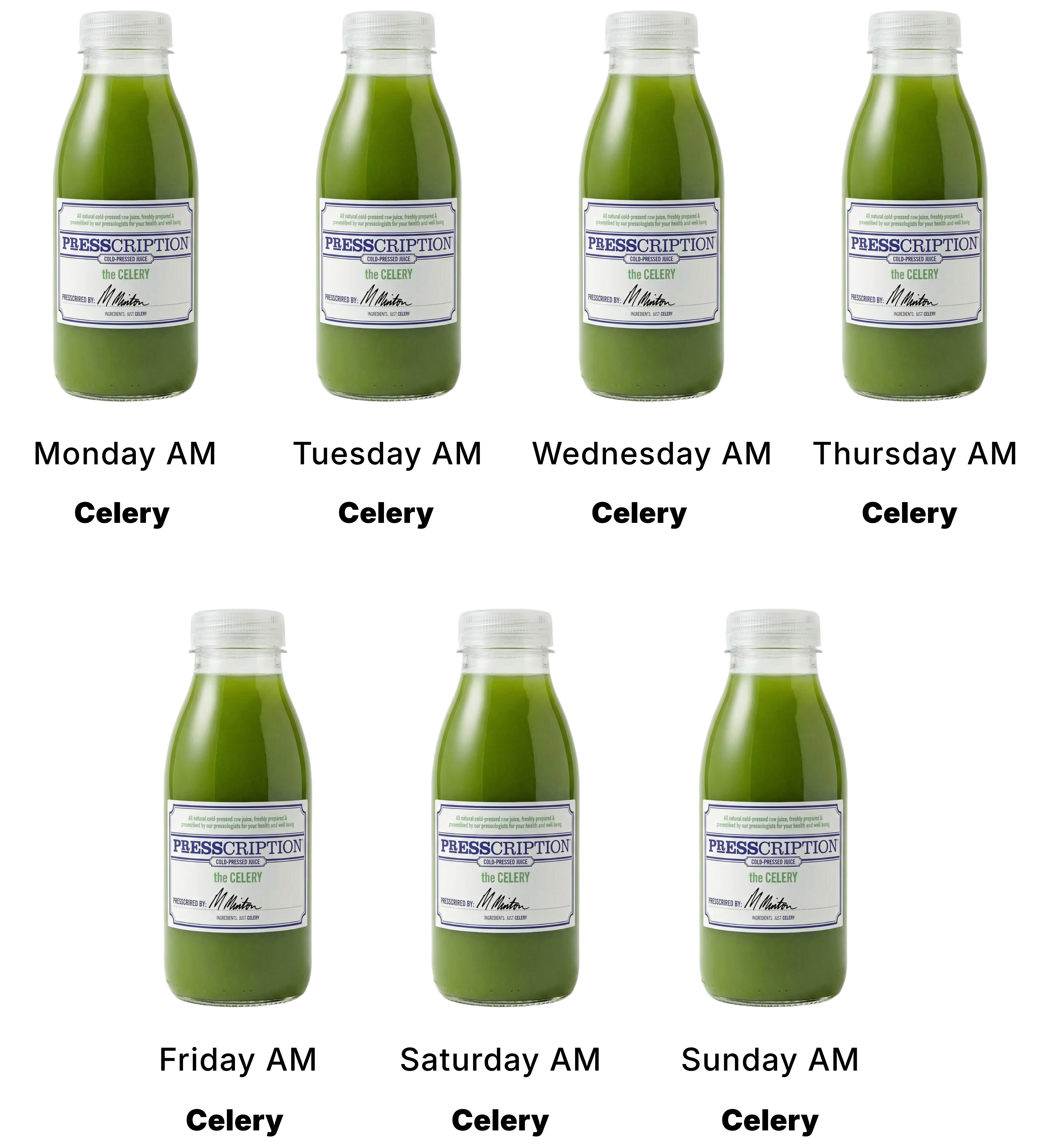 Juices in Celery Juice Cleanse
