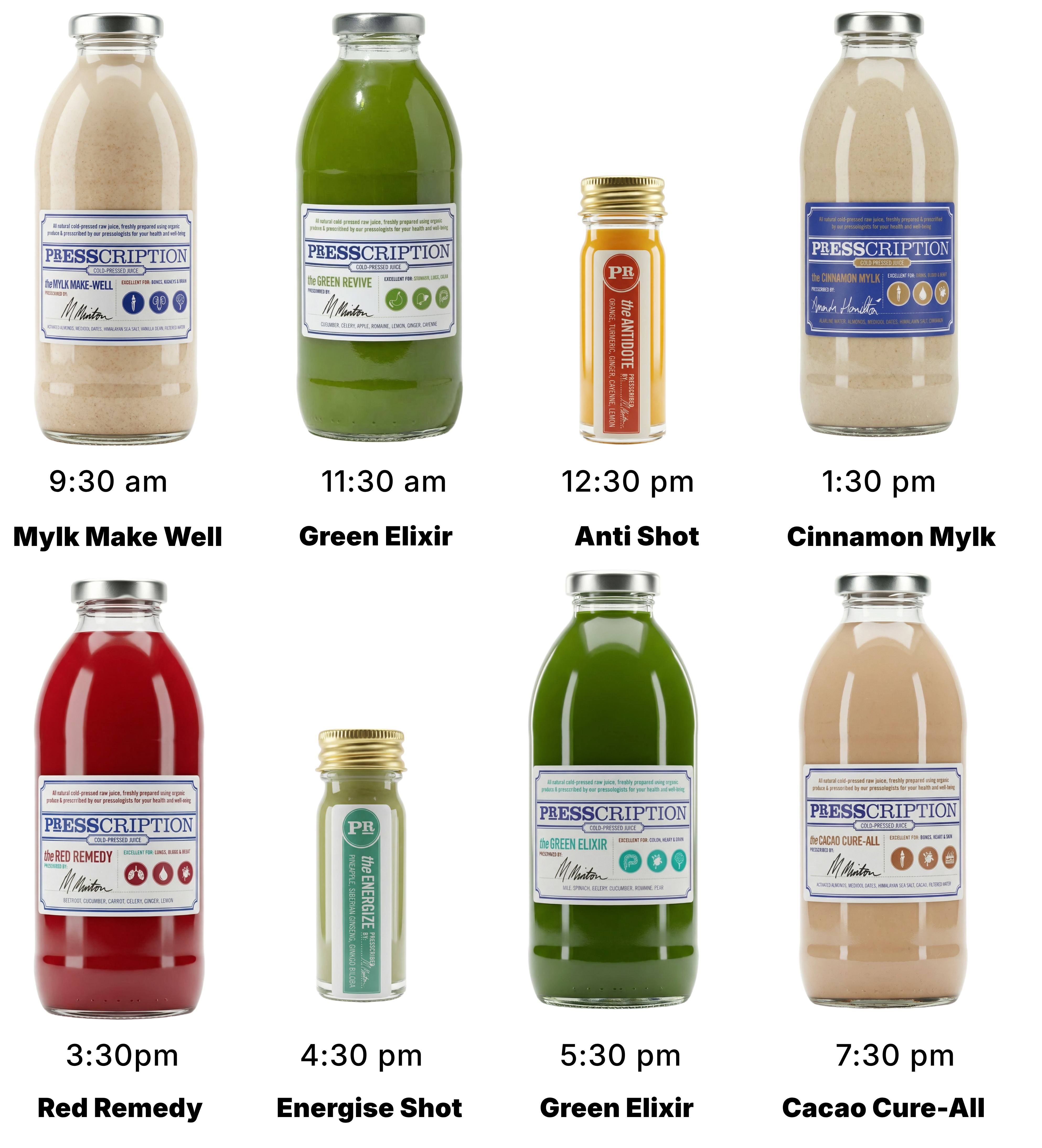 Juices in Protein Cleanse