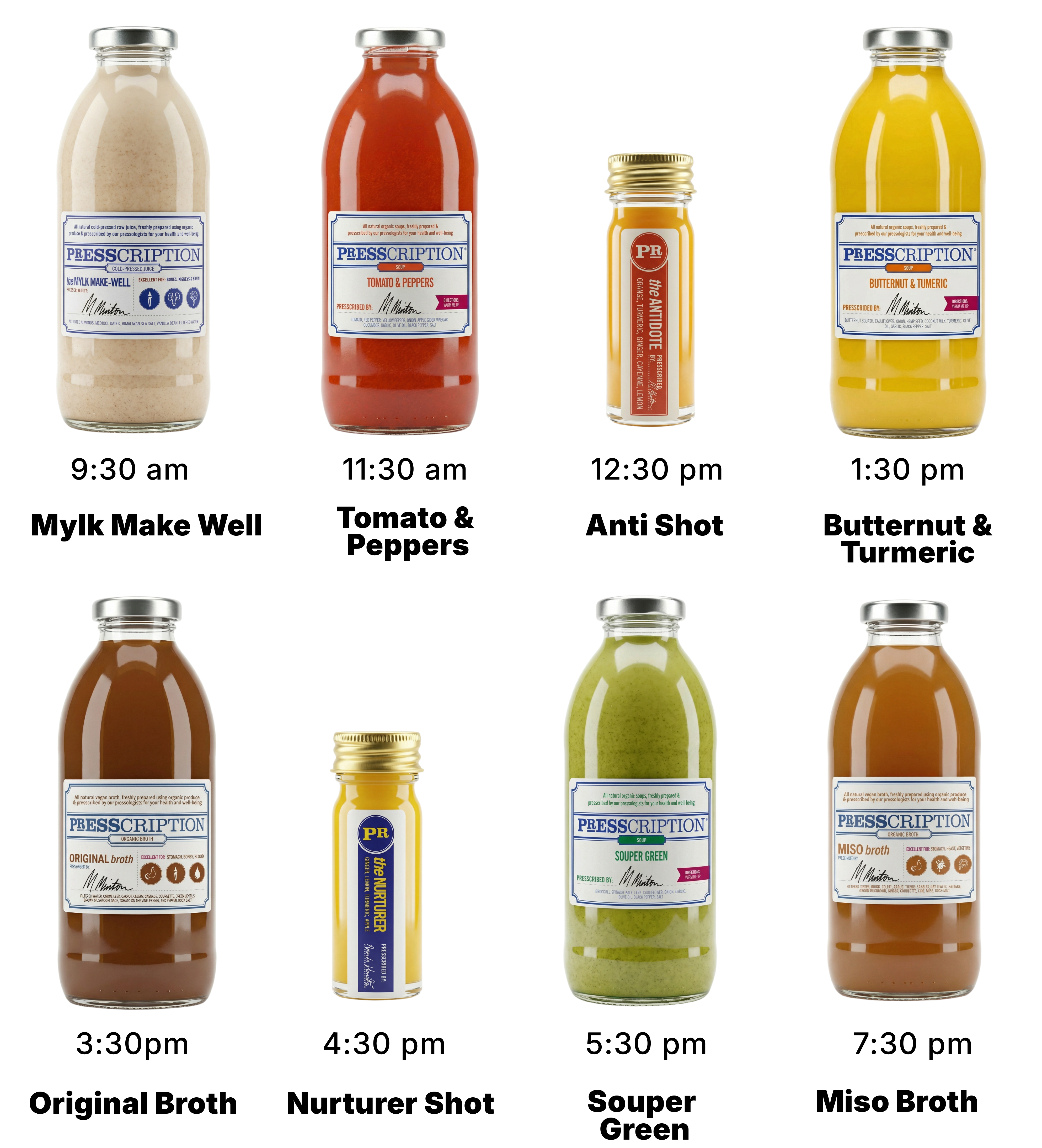 Juices in Souper Cleanse