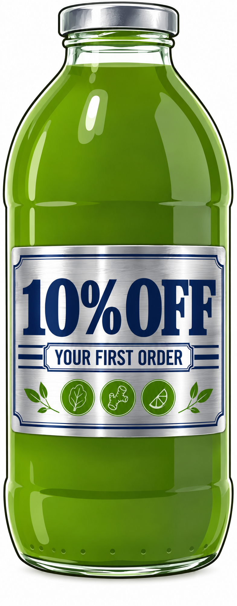 A bottle of Presscription Green Revive