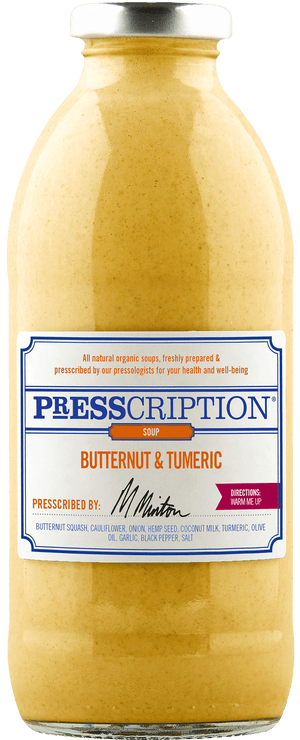 Our delicious butternut & turmeric soup